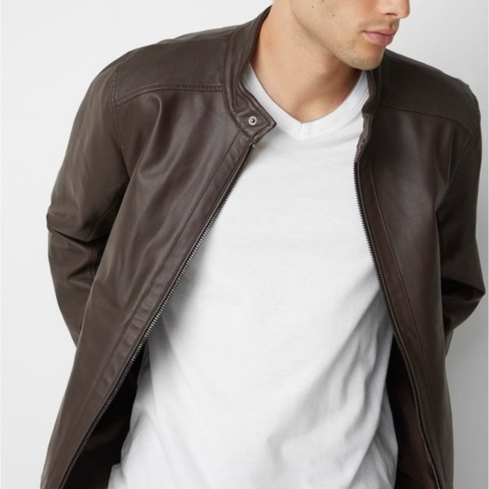 NEW GUESS Berkshire Moto Men's Jacket SZ S - Picture 4 of 4